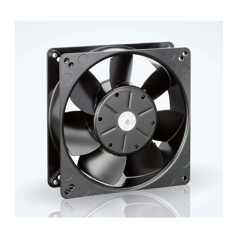 ebm-papst 5200 N Series Axial Fan, 12V DC, 340 m³/h Air Flow, 19 W Power, 1.58 A Max Current, IP20, 127x127x38 mm 