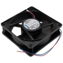 ebm-papst 5200 N Series Axial Fan 24V DC 4.6W 192mA Max 187m³/h IP68 IP54 127mm Square Frame 5214NM