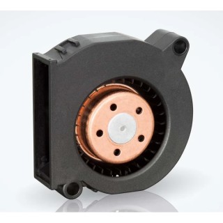 ebm-papst RLF 35 Series Centrifugal Fan, 12V DC, 9.6 m³/h Airflow, 6700 RPM, 51mm x 51mm x 15mm RLF35-8/12N