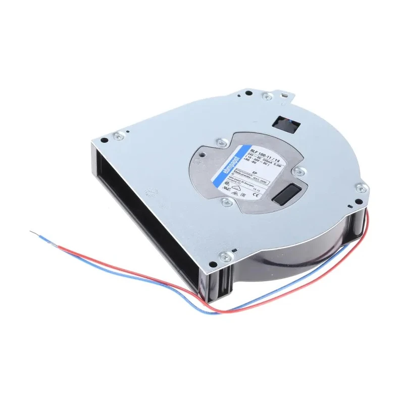 ebm-papst RLF 100 Series Centrifugal Fan 24V DC, 64 m³/h Airflow, 5100 RPM, Ball Bearing, 127 mm x 127 mm x RLF100-11/14