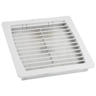 Pfannenberg PF Series Fabric Filter Thermoplastic Fan Filter for 223 x 223 mm Fans, 252 x 252 x 97 mm 11740001055