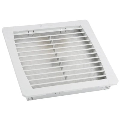 Pfannenberg PF Series Fabric Filter Thermoplastic Fan Filter for 223 x 223 mm Fans, 252 x 252 x 97 mm 11740001055