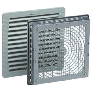 Pfannenberg PF 43.000 EMC Series Filter Fan, 230V AC, 45W, 256 m³/h Filtered Airflow, 380.8 m³/h Unimpeded Airflow IP54
