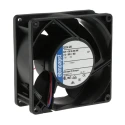 ebm-papst 3200 J S-Force Series Axial Fan 24V dc 9W 375mA Max IP54 IP68 92 mm Square Frame 3214JH