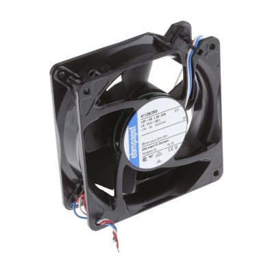 ebm-papst 4100 NH3 - S-Force Series Axial Fan, 12V DC, 21.6 W, 1.8 A, 310 m³/h Air Flow, Backward Curve, 119mm 4112N/2H3