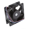 ebm-papst 4100 NH3 - S-Force Series Axial Fan, 12V DC, 21.6 W, 1.8 A, 310 m³/h Air Flow, Backward Curve, 119mm 4112N/2H3