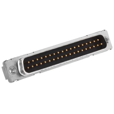 Amphenol Communications Solutions Delta D 37 Way Straight 2.76 mm Pitch Through Hole D-Sub Connector with M3 D37P24A4PL00LF