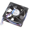 ebm-papst 8400 N Series Axial Fan, 12V DC, 1.5 W Power, 45 m³/h Air Flow, 2050 rpm Speed, IP68 IP54 Rated, 80 mm x 8412NGMLV