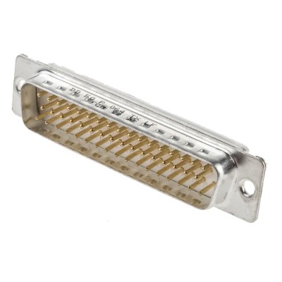 Amphenol Communications Solutions 50 Way Straight 2.76 mm Pitch Panel Mount D-Sub Connector Male DD50P064TXLF