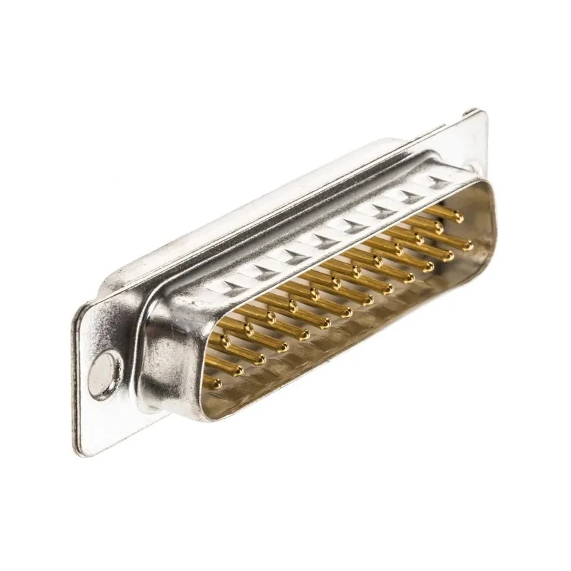 Amphenol Communications Solutions 25 Way Straight 2.76 mm Pitch Panel Mount D-Sub Connector Male DB25P064TXLF