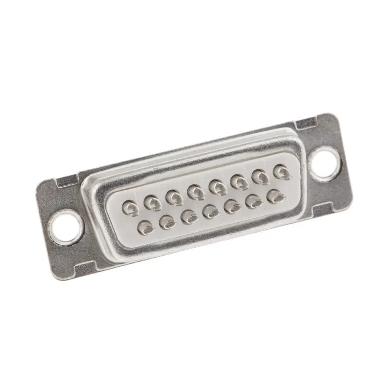 Amphenol Communications Solutions 15 Way Straight 2.74 mm Pitch Panel Mount D-Sub Connector Female DA15S064TLF