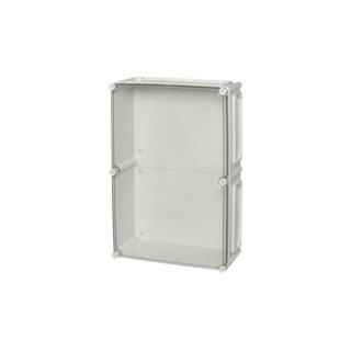Fibox Flanged EK Series Grey Transparent Lid Polycarbonate Enclosure 180 mm x 560 mm x 380 mm IP66