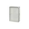 Fibox Flanged EK Series Grey Transparent Lid Polycarbonate Enclosure 180 mm x 560 mm x 380 mm IP66