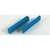 Amphenol Communications Solutions Dubox Series 28-Contact 2 Row 2.54 mm Pitch Straight Through Hole PCB Socket 87606-414LF