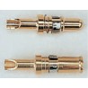 Amphenol Communications Solutions DM Series 5 mm Male Solder D-Sub Connector Power Contact 10A Nickel 16 AWG 86303064NLF