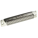 Amphenol Communications Solutions 37 Way Straight 2.76 mm Pitch Panel Mount D-Sub Connector Female DC37S064TLF