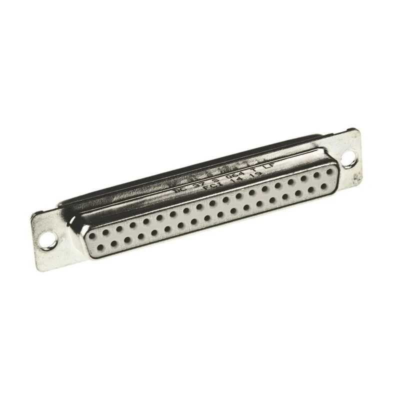 Amphenol Communications Solutions 37 Way Straight 2.76 mm Pitch Panel Mount D-Sub Connector Female DC37S064TLF