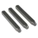 RS PRO 3 mm x 27 Piece Engraving Punch Set Letter Punch Set with 12 Blanks and Fount Punch Set 251-738