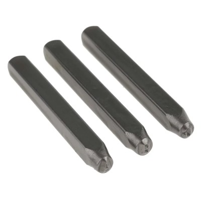 RS PRO 3 mm x 27 Piece Engraving Punch Set Letter Punch Set with 12 Blanks and Fount Punch Set 251-738