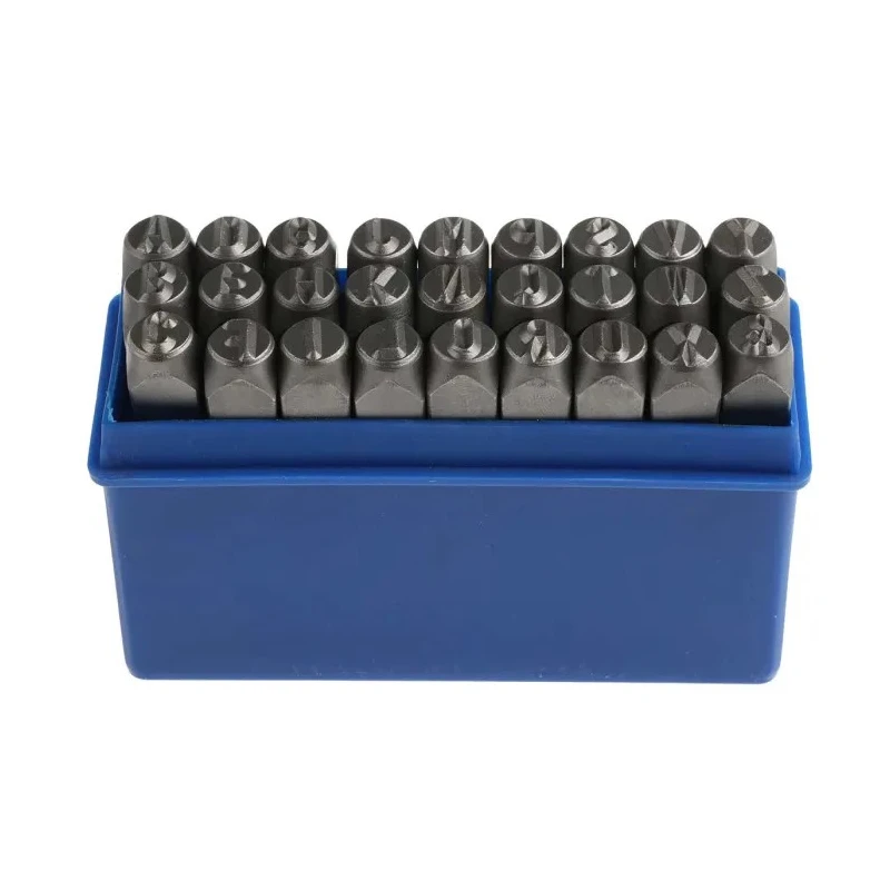 RS PRO 8 mm x 27 Piece Letter Engraving Punch Set for Metal Objects 251-744