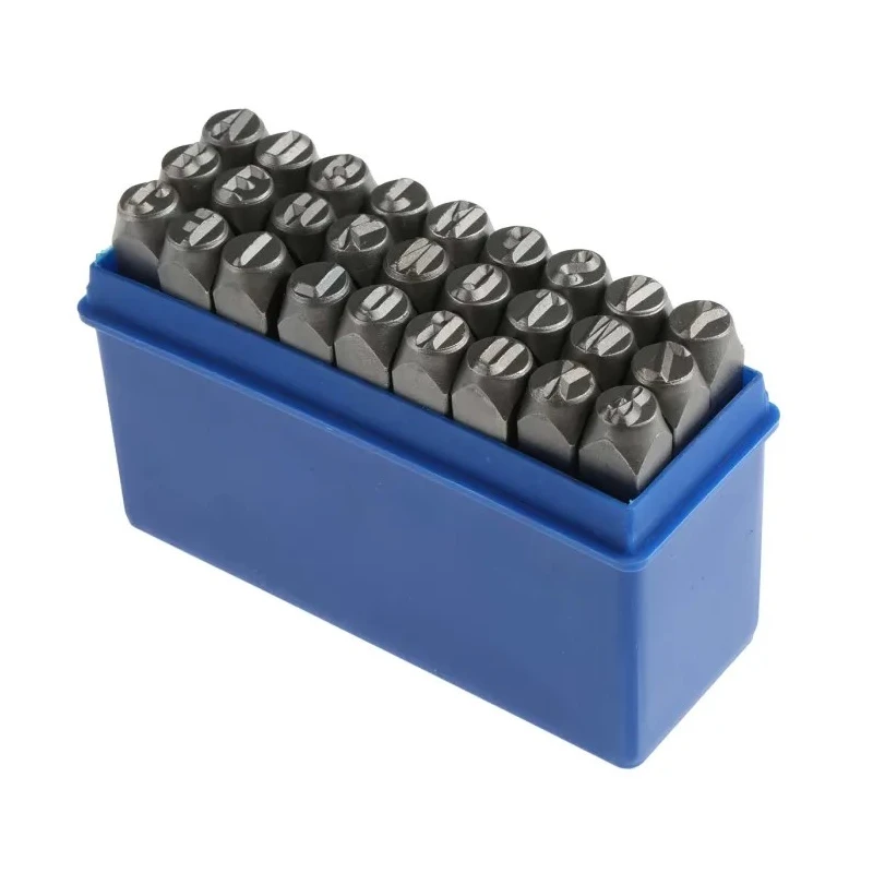 RS PRO 8 mm x 27 Piece Letter Engraving Punch Set for Metal Objects 251-744