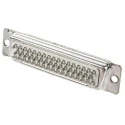 Amphenol Communications Solutions 50 Way Straight 2.76 mm Pitch Panel Mount D-Sub Connector Female DD50S064TLF