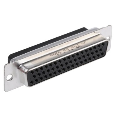 Amphenol Communications Solutions 50 Way Straight 2.76 mm Pitch Cable D-Sub Connector Female 865650SLTLF