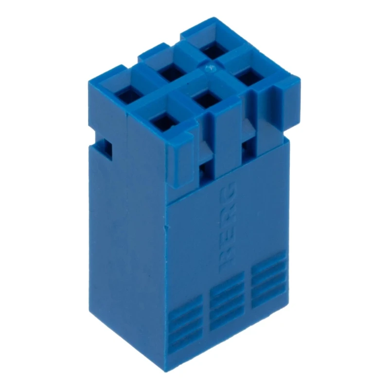 Amphenol Communications Solutions Dubox Female Connector Housing 2.54 mm Pitch 6 Way 2 Row Straight 65239-003LF