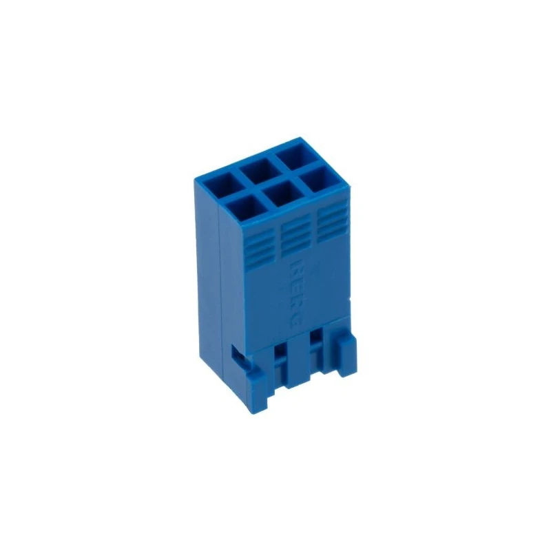 Amphenol Communications Solutions Dubox Female Connector Housing 2.54 mm Pitch 6 Way 2 Row Straight 65239-003LF