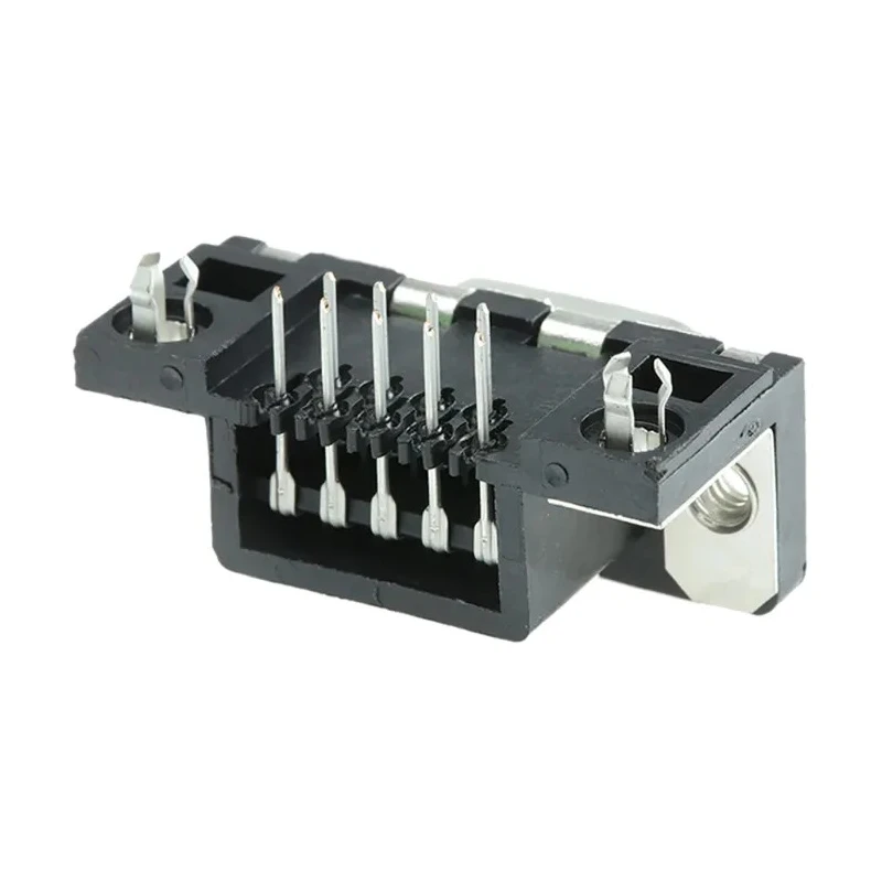 Amphenol Communications Solutions Delta D 9 Way Right Angle 2.74 mm Pitch Through Hole D-Sub Connector with 4 D09S13B4GX00LF
