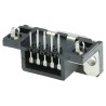 Amphenol Communications Solutions Delta D 9 Way Right Angle 2.74 mm Pitch Through Hole D-Sub Connector with 4 D09S13B4GX00LF