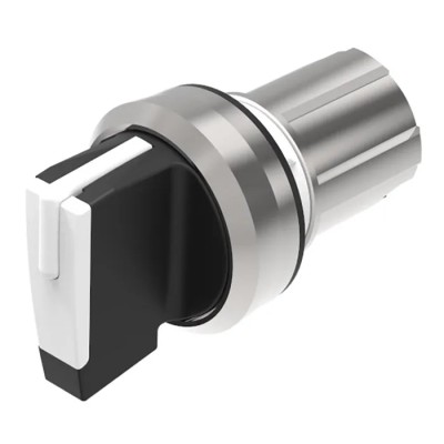 EAO 45 Series Selector Switch Head 22.3 mm Cutout White Handle IP67 IP40 IP20 IP66 IP69K 45-2819.2C90.003