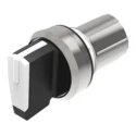 EAO 45 Series Selector Switch Head 22.3 mm Cutout White Handle IP40 IP66 IP67 IP20 IP69K 45-2828.2C90.001