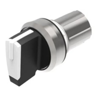 EAO 45 Series Selector Switch Head 22.3 mm Cutout White Handle IP40 IP66 IP67 IP20 IP69K 45-2828.2C90.001