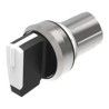 EAO 45 Series Selector Switch Head 22.3 mm Cutout White Handle IP40 IP66 IP67 IP20 IP69K 45-2828.2C90.001