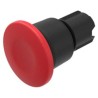 EAO Red Push Button Switch 22.3 mm Cutout IP40, IP66, IP69K, IP20, IP67 Series 45 45-2530.1920.000