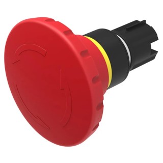 EAO Emergency Stop Push Button Head 60 mm Diameter, Twist Release, Mushroom Style, Series 45 45-2C36.1A20.000