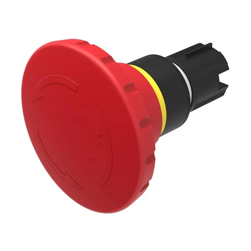 EAO Emergency Stop Push Button Head 60 mm Diameter, Twist Release, Mushroom Style, Series 45 45-2C36.1A20.000