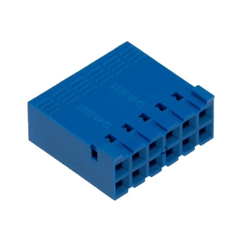 Amphenol Communications Solutions Dubox Female Connector Housing 2.54 mm Pitch 12 Way 2 Row Straight 65239-006LF