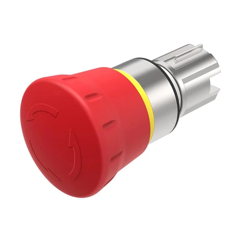 EAO Emergency Stop Push Button Head, Twist Release Actuation, Red Mushroom, 40 mm Diameter, Model 45-2C36.2920.000