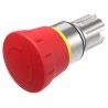 EAO Emergency Stop Push Button Head, Twist Release Actuation, Red Mushroom, 40 mm Diameter, Model 45-2C36.2920.000