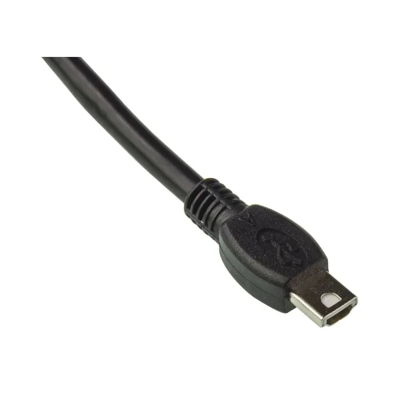 Bulgin USB Cable Male Mini USB Type B to Male Mini USB Type A, USB 2.0, 2 m, Black PX0442/2M00