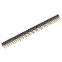 Amphenol Communications Solutions Bergstik Series Straight Through Hole Pin Header, 72 Contacts, 2.54 mm 77313-118-72LF