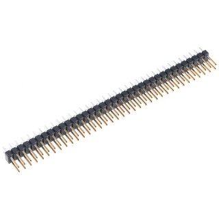 Amphenol Communications Solutions Bergstik Series Straight Through Hole Pin Header, 72 Contacts, 2.54 mm 77313-118-72LF
