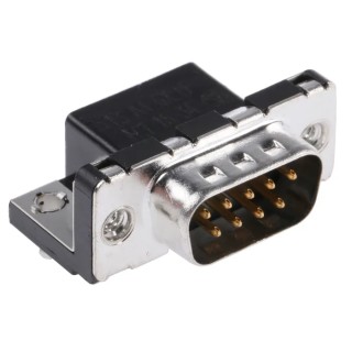 Amphenol Communications Solutions Delta D 9 Way Right Angle 2.74 mm Pitch Through Hole D-Sub Connector with D09P13A4GX00LF