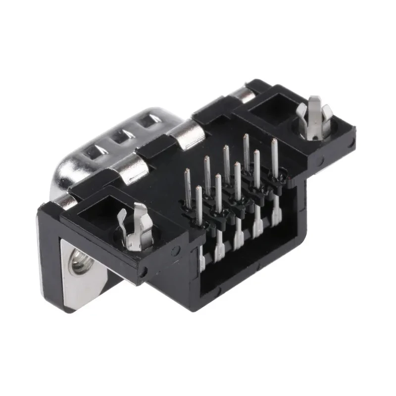 Amphenol Communications Solutions Delta D 9 Way Right Angle 2.74 mm Pitch Through Hole D-Sub Connector with D09P13A4GX00LF