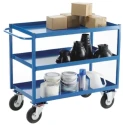 RS PRO Heavy-Duty 3 Shelf Steel Cushion Trolley, 500 mm Platform Length, 350 kg Load Capacity, 900 mm Platform Width, 251-839