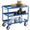 RS PRO Heavy-Duty 3 Shelf Steel Cushion Trolley, 500 mm Platform Length, 350 kg Load Capacity, 900 mm Platform Width, 251-839