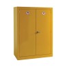 RS PRO Yellow Steel Lockable 2 Door Hazardous Substance Cabinet 1.53m Height x 1.12m Width x 560mm Depth 251-867