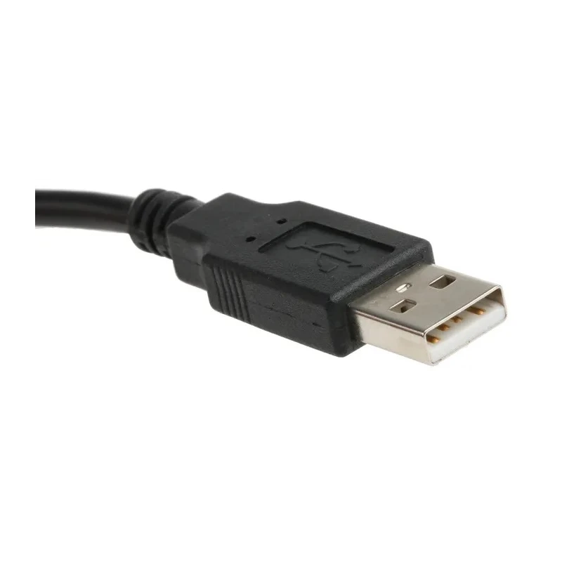 Bulgin Male Mini USB Type B to Male USB 2.0 USB Type A Cable Black 3m PX0441/3M00